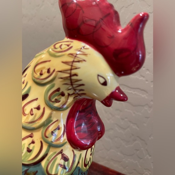 Rooster Utensil Holder Set - Picture 2 of 14